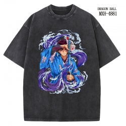 Demon Slayer Kimets Anime peripheral pure cotton washed and worn T-shirt from S to 2XL