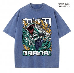 Demon Slayer Kimets Anime peripheral pure cotton washed and worn T-shirt from S to 2XL