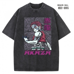 Demon Slayer Kimets Anime peripheral pure cotton washed and worn T-shirt from S to 2XL
