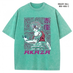 Demon Slayer Kimets Anime peripheral pure cotton washed and worn T-shirt from S to 2XL