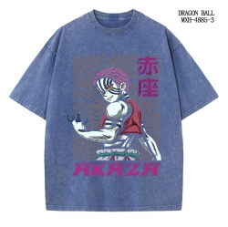 Demon Slayer Kimets Anime peripheral pure cotton washed and worn T-shirt from S to 2XL