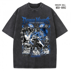 Demon Slayer Kimets Anime peripheral pure cotton washed and worn T-shirt from S to 2XL