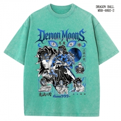 Demon Slayer Kimets Anime peripheral pure cotton washed and worn T-shirt from S to 2XL