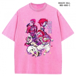 Demon Slayer Kimets Anime peripheral pure cotton washed and worn T-shirt from S to 2XL