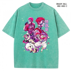 Demon Slayer Kimets Anime peripheral pure cotton washed and worn T-shirt from S to 2XL