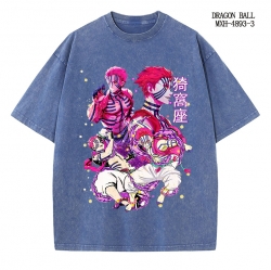 Demon Slayer Kimets Anime peripheral pure cotton washed and worn T-shirt from S to 2XL