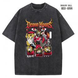 Demon Slayer Kimets Anime peripheral pure cotton washed and worn T-shirt from S to 2XL