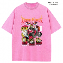 Demon Slayer Kimets Anime peripheral pure cotton washed and worn T-shirt from S to 2XL
