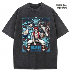 Demon Slayer Kimets Anime peripheral pure cotton washed and worn T-shirt from S to 2XL