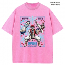 Demon Slayer Kimets Anime peripheral pure cotton washed and worn T-shirt from S to 2XL
