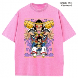 DRAGON BALL Anime peripheral pure cotton washed and worn T-shirt from S to 2XL