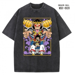 DRAGON BALL Anime peripheral pure cotton washed and worn T-shirt from S to 2XL