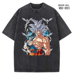 DRAGON BALL Anime peripheral pure cotton washed and worn T-shirt from S to 2XL