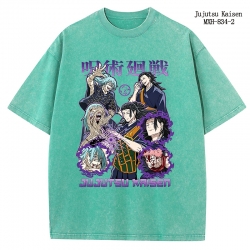 Jujutsu Kaisen Anime peripheral pure cotton washed and worn T-shirt from S to 2XL