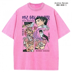 Jujutsu Kaisen Anime peripheral pure cotton washed and worn T-shirt from S to 2XL