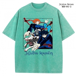 Jujutsu Kaisen Anime peripheral pure cotton washed and worn T-shirt from S to 2XL
