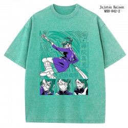 Jujutsu Kaisen Anime peripheral pure cotton washed and worn T-shirt from S to 2XL