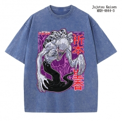 Jujutsu Kaisen Anime peripheral pure cotton washed and worn T-shirt from S to 2XL
