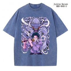 Jujutsu Kaisen Anime peripheral pure cotton washed and worn T-shirt from S to 2XL