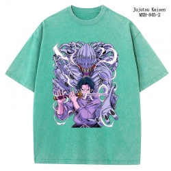 Jujutsu Kaisen Anime peripheral pure cotton washed and worn T-shirt from S to 2XL