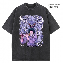 Jujutsu Kaisen Anime peripheral pure cotton washed and worn T-shirt from S to 2XL