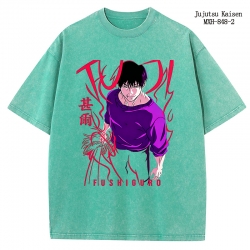 Jujutsu Kaisen Anime peripheral pure cotton washed and worn T-shirt from S to 2XL