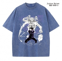 Jujutsu Kaisen Anime peripheral pure cotton washed and worn T-shirt from S to 2XL