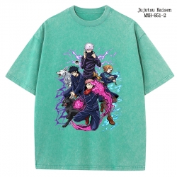 Jujutsu Kaisen Anime peripheral pure cotton washed and worn T-shirt from S to 2XL