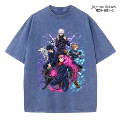 Jujutsu Kaisen Anime peripheral pure cotton washed and worn T-shirt from S to 2XL
