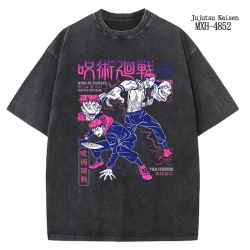 Jujutsu Kaisen Anime peripheral pure cotton washed and worn T-shirt from S to 2XL