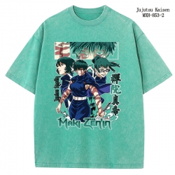 Jujutsu Kaisen Anime peripheral pure cotton washed and worn T-shirt from S to 2XL