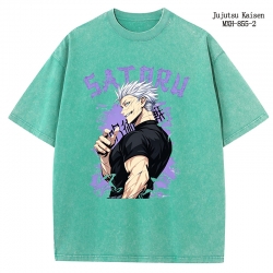 Jujutsu Kaisen Anime peripheral pure cotton washed and worn T-shirt from S to 2XL