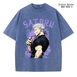 Jujutsu Kaisen Anime peripheral pure cotton washed and worn T-shirt from S to 2XL