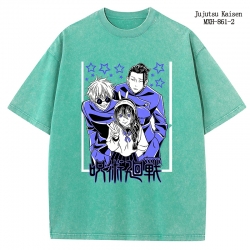 Jujutsu Kaisen Anime peripheral pure cotton washed and worn T-shirt from S to 2XL