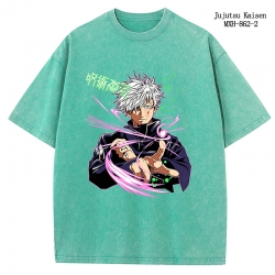 Jujutsu Kaisen Anime peripheral pure cotton washed and worn T-shirt from S to 2XL