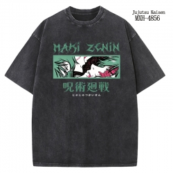 Jujutsu Kaisen Anime peripheral pure cotton washed and worn T-shirt from S to 2XL