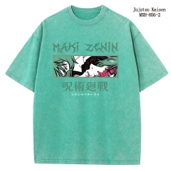 Jujutsu Kaisen Anime peripheral pure cotton washed and worn T-shirt from S to 2XL