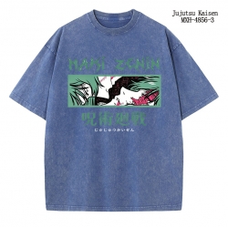 Jujutsu Kaisen Anime peripheral pure cotton washed and worn T-shirt from S to 2XL