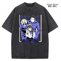 Jujutsu Kaisen Anime peripheral pure cotton washed and worn T-shirt from S to 2XL