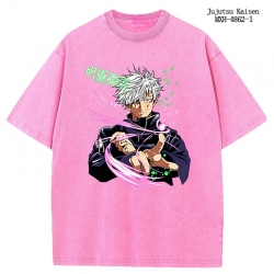 Jujutsu Kaisen Anime peripheral pure cotton washed and worn T-shirt from S to 2XL