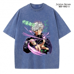Jujutsu Kaisen Anime peripheral pure cotton washed and worn T-shirt from S to 2XL