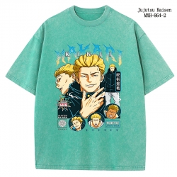 Jujutsu Kaisen Anime peripheral pure cotton washed and worn T-shirt from S to 2XL