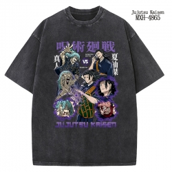 Jujutsu Kaisen Anime peripheral pure cotton washed and worn T-shirt from S to 2XL