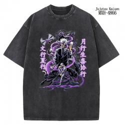 Jujutsu Kaisen Anime peripheral pure cotton washed and worn T-shirt from S to 2XL