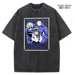 Jujutsu Kaisen Anime peripheral pure cotton washed and worn T-shirt from S to 2XL