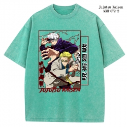 Jujutsu Kaisen Anime peripheral pure cotton washed and worn T-shirt from S to 2XL