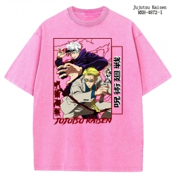 Jujutsu Kaisen Anime peripheral pure cotton washed and worn T-shirt from S to 2XL