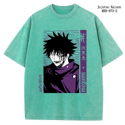 Jujutsu Kaisen Anime peripheral pure cotton washed and worn T-shirt from S to 2XL