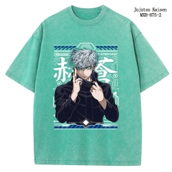 Jujutsu Kaisen Anime peripheral pure cotton washed and worn T-shirt from S to 2XL