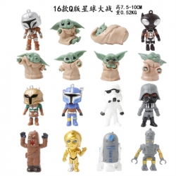 Star Wars Bagged Figure Decoration Model 7.5-10cma set of 16